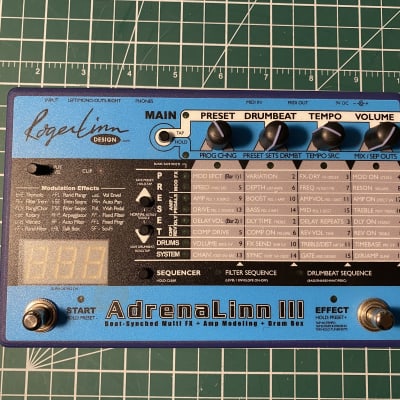Roger Linn AdrenaLinn III Blue 2010s | Reverb Canada