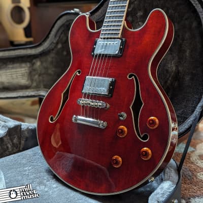 Eastman T185MX Classic Finish 15" Thinline Hollowbody Electric Guitar w/HSC image 1