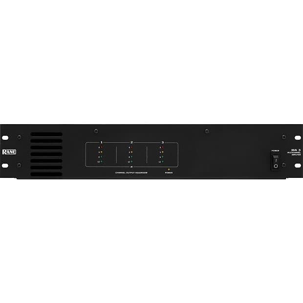 Rane 40 Watt Three Channel Power Amplifier - MA 3  			