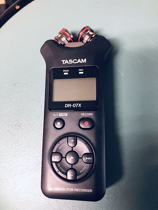 TASCAM DR-07X Portable Audio Recorder New IOB 2019 - Present - Black image 1