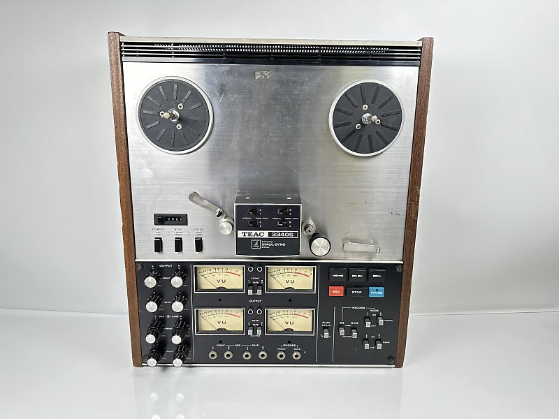 TEAC 3340S Reel to Reel Tape Deck Recorder 4 Channel Reverb UK