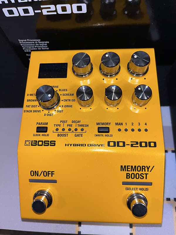 BOSS OD 200 distortion overdrive pedal Reverb