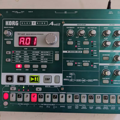 Korg Electribe EA-1 MkII Analog Modeling Synthesizer 2000s - Green