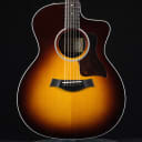 Taylor 214ce-SB DLX Acoustic-Electric Guitar - Tobacco Sunburst