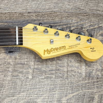 MyDream Partcaster Custom Built -Lake Placid Blue over Sunburst Hepcat L-series image 4