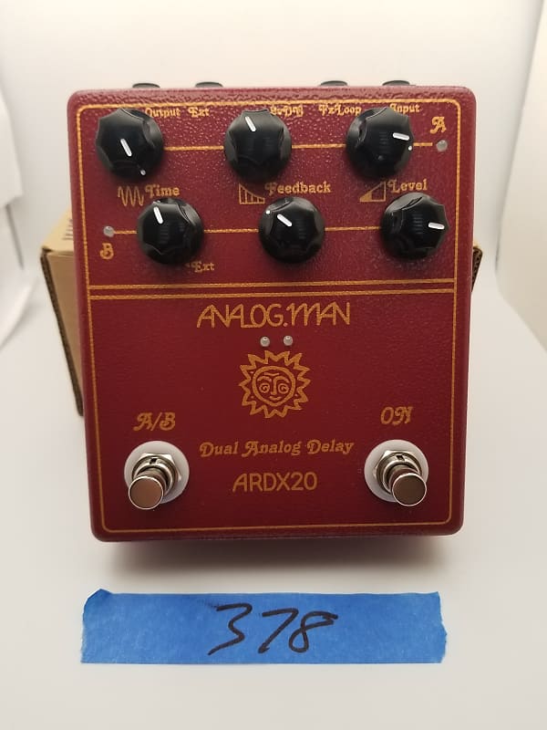 Analog Man ARDX20 Dual Analog Delay Pedal