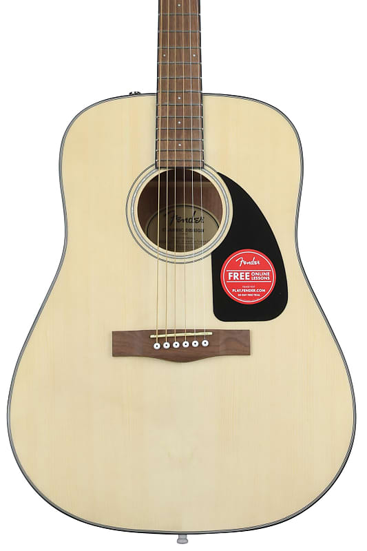 Fender CD-60 - Natural Bundle with Fender 2
