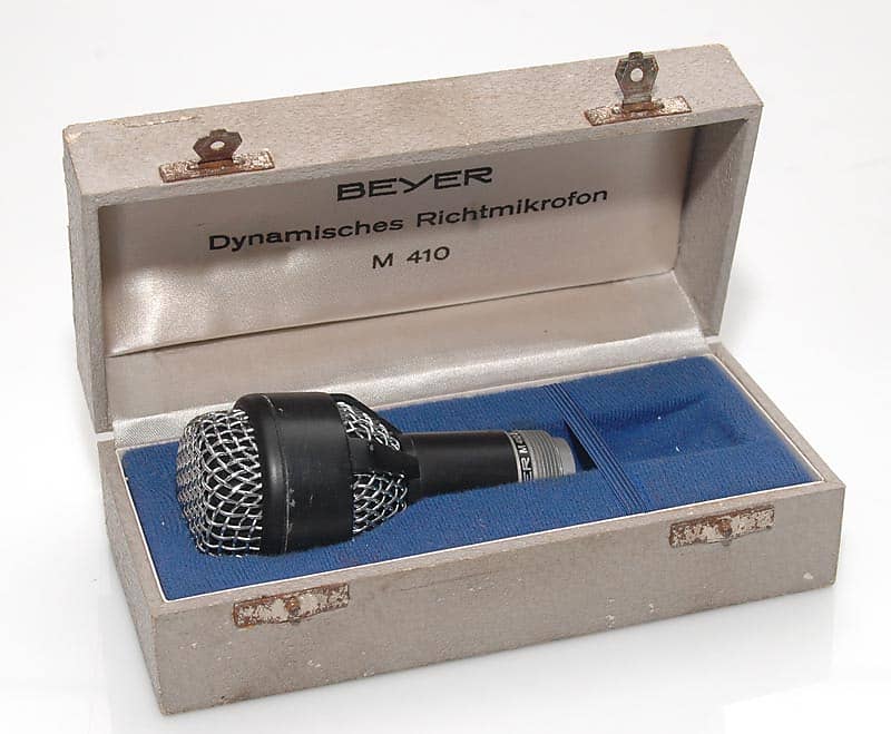 Rare Beyerdynamic M410 microphone, vintage, 1960's | Reverb