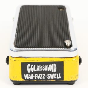 1972 Colorsound Wah - Fuzz - Swell - Rare Fuzz/Wah/Volume Pedal