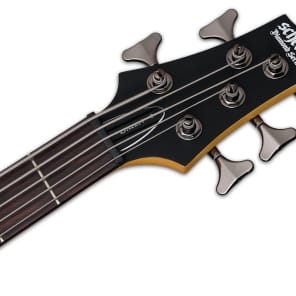 Schecter OMEN-5 5-String Bass Guitar, Walnut Satin, 2094 image 5