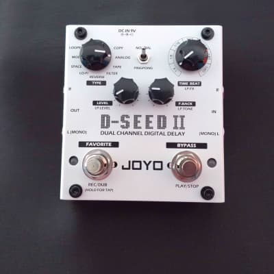 Reverb.com listing, price, conditions, and images for joyo-d-seed-ii-stereo-delay-pedal