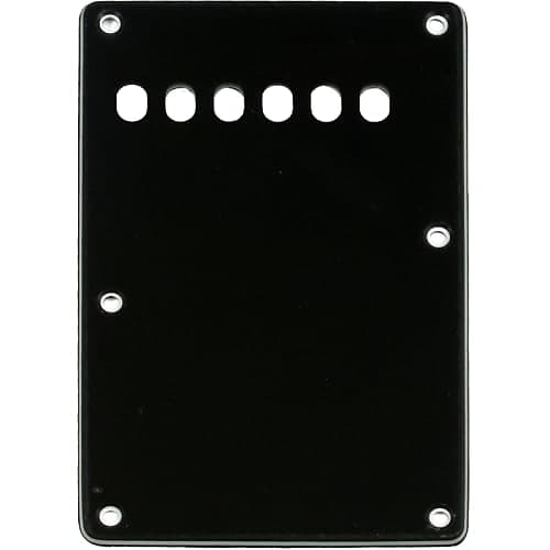 Backplate - Strat style 3-ply, black | Reverb