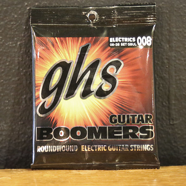 Immagine GHS GBUL Boomers Electric Guitar Strings - Ultra Light (8-38) - 1