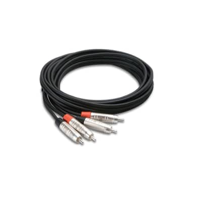 Hosa - Pro Stereo Interconnect Dual REAN RCA male to Same, 10ft image 1