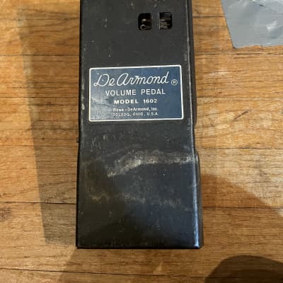 Reverb.com listing, price, conditions, and images for dearmond-volume-pedal