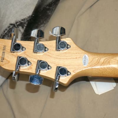 Fernandes Native Electric Guitar Blue Sparkle with generic Gig Bag image 5
