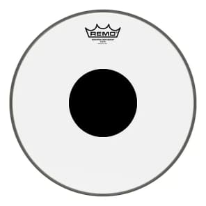 Remo 12" CS Black Dot Clear