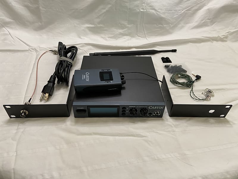 Carvin EM900 Wireless In Ear Monitor Receiver and Transmitter Reverb
