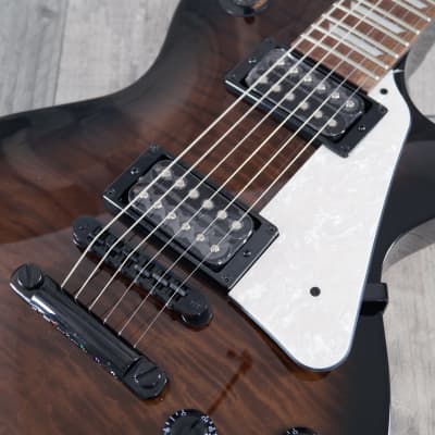 Burny RLG-55 JP Electric Guitar, Trans Blackburst image 5