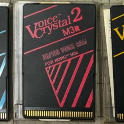Looking to BUY [not selling]: Korg M3R ROM cards or Sysex files - Voice Crystal (“VC1-M3R" - "VC3-M3R") Patch Pro ("ROM3R1" - "ROM3R4") Valhala Music ("M302", "M304") - looking to BUY