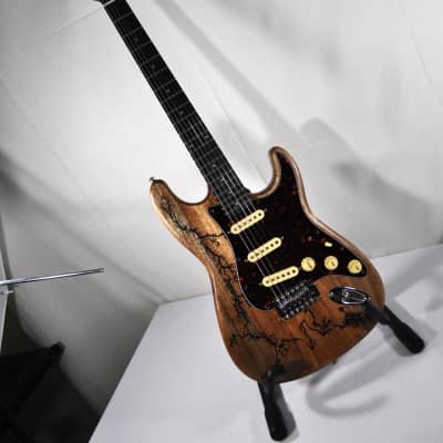Tsunami Fractal Guitar ST Style Au Natural for sale