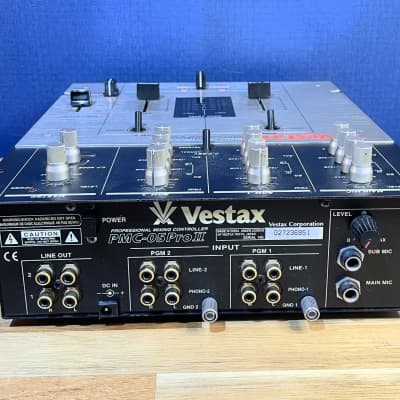 Vestax Pmc-05 Pro II Professional 2 Channel DJ Scratch Battle Mixer image 5