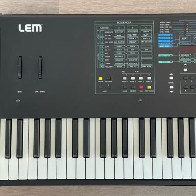 LEM Mmk Weighted Midi Master Keyboard Sequencer 1986 72 key 1986 Black image 4