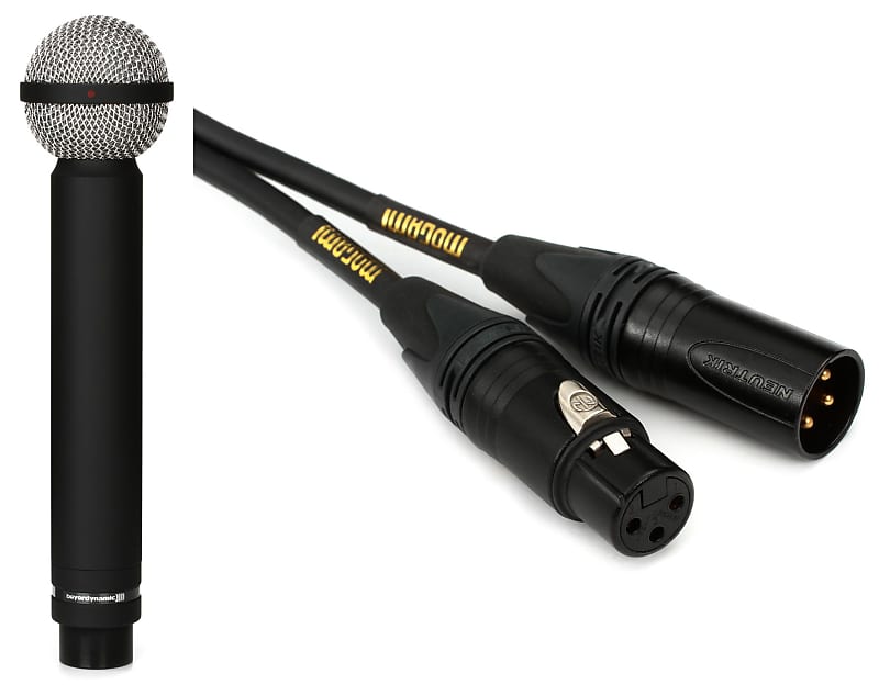 Beyerdynamic M 160 Double Ribbon Microphone Bundle With Reverb 2798