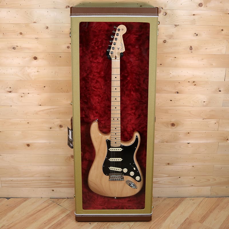 Fender guitar store display case tweed