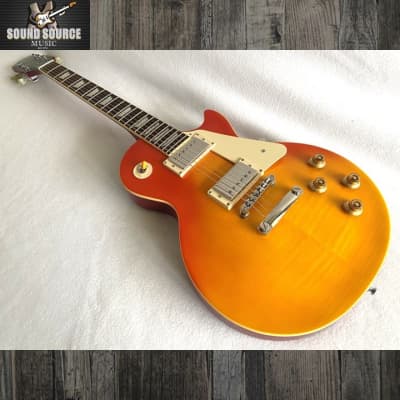 Epiphone Limited Edition 1959 Les Paul Standard Electric Guitar - Aged Honey Fade Sweetwater Exclusive image 12