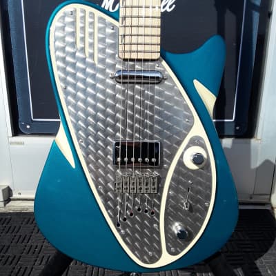 J. Backlund Design JBD-200  blue/ivory w case & stand USA built prototype, Not an Eastwood image 1