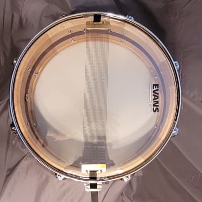 Fallen Oak Drums Solid Maple/Purpleheart Snare Drum image 4
