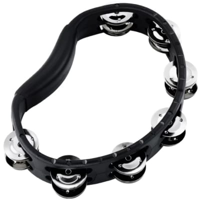 Meinl Percussion Headliner Series Hand Held ABS Tambourine Black Dual (HTBK) image 1