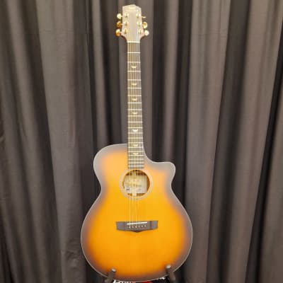 Javatar Guitars GAC DLX SB 2022 Satin Sun Burst - Adriondack Top - LR Baggs VTC for sale