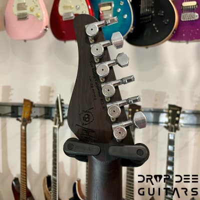 Schecter USA Custom Shop Nick Johnston Traditional Electric Guitar w/ Case-Lake Placid Blue over 3-Tone Sunburst (Heavy Relic) image 19