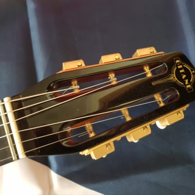 Gitane Gitane DG-455 Professional Gypsy Jazz Guitar - Thin Body Electric RARE UNMARKED Natural image 7