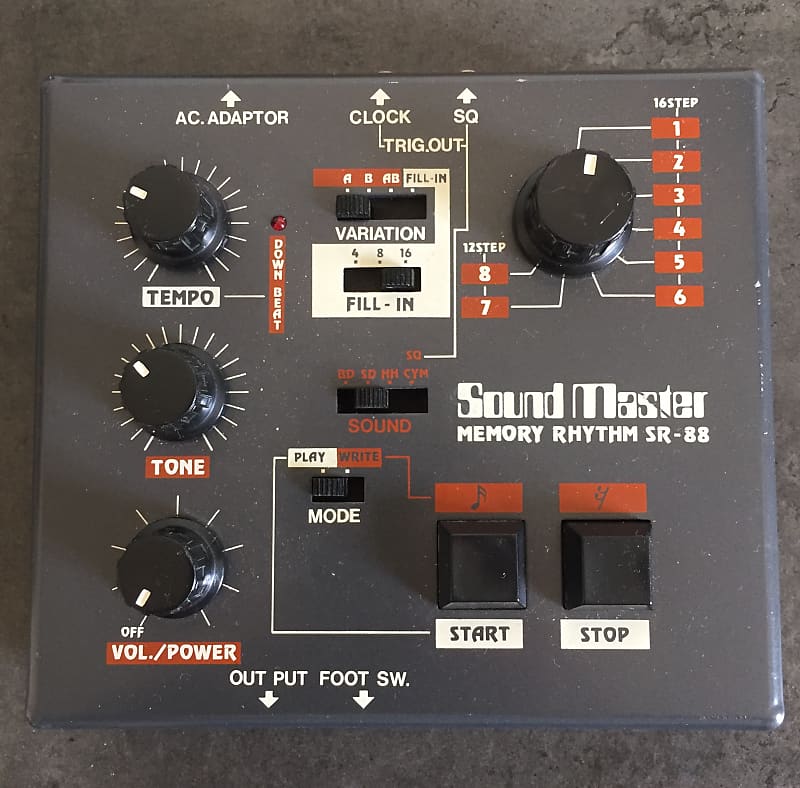 Sound Master Memory Rythm SR 88 MK2