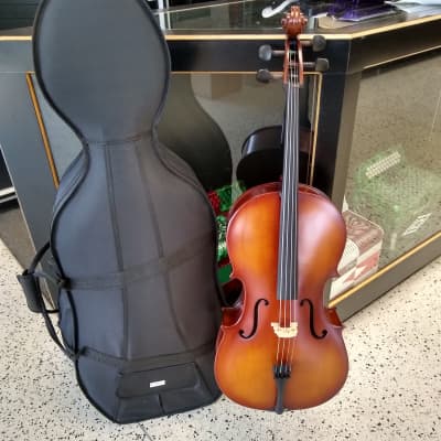 Vienna Strings 1/4 Cello - Walnut Shaded Finish image 4