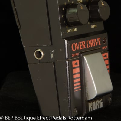 Korg OVD-1 Overdrive 1984 s/n 004868 with rare JRC4558DV op amp Japan image 2