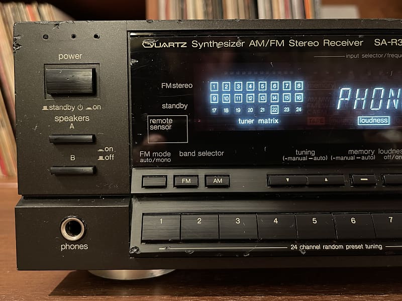Technics SA-R377 Quartz Synthesized AM/FM Stereo Receiver Technics SA-R377 Quartz Synthesized AM/FM Stereo Receiver