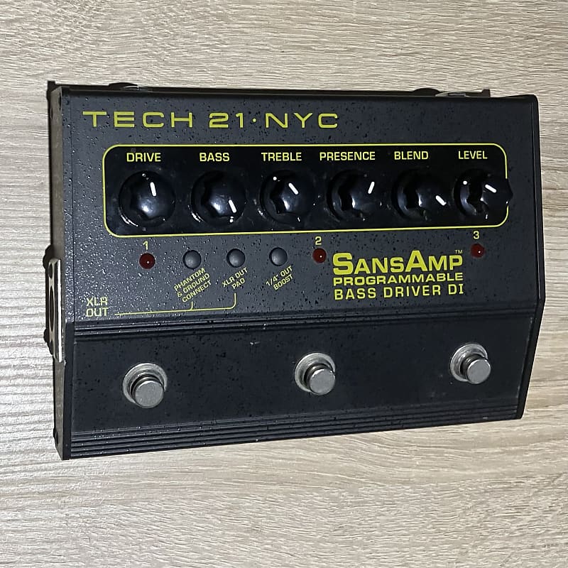 Tech 21 Sansamp Programmable Bass Driver | Reverb UK