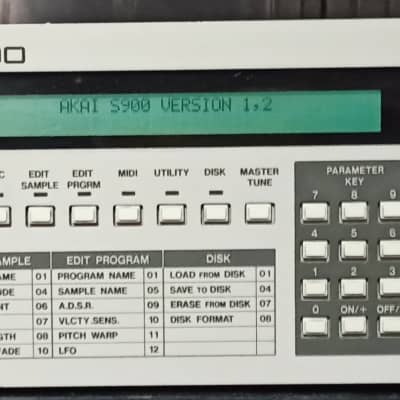 Akai S900 RAM TEST OK - USB gotek interface - factory backlight - 12 bit sampler