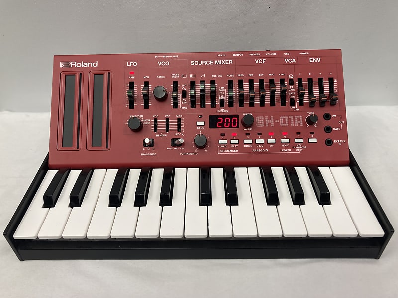 Roland SH-01A Boutique Series Synthesizer Module with K-25m Keyboard 2017 -  2021 Red