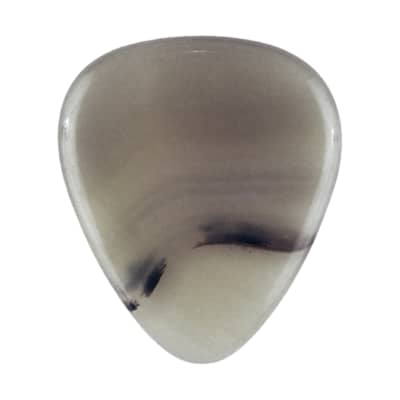 Grey Agate Stone Guitar Or Bass Pick - Specialty Handmade Gemstone Exotic Plectrum - 24 Pack New image 4