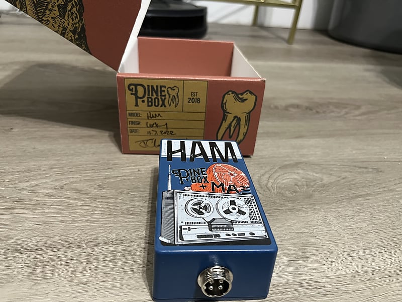Pine-Box Customs & Mask Audio Electronics HAM 2022 - Lucky (Blue) image 1
