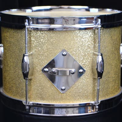 Camco 20/12/14" Drum Set - 1960s Silver Sparkle image 8
