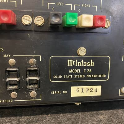 ◆大感謝祭! McIntosh C26 ミラーパネルプリアンプ m0a8529 McIntosh C26 プリアンプ マッキントッシュを高知県南国市で買取