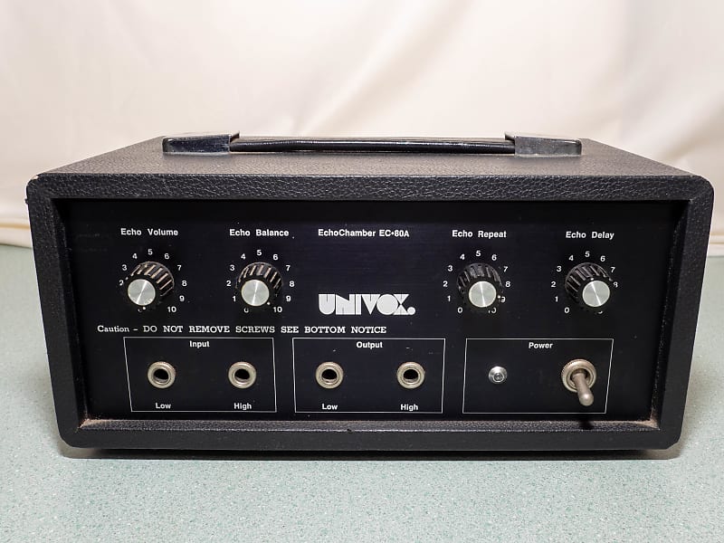 Univox EchoChamber EC-80A Tape Echo 1970s + tape & spare unit image 1