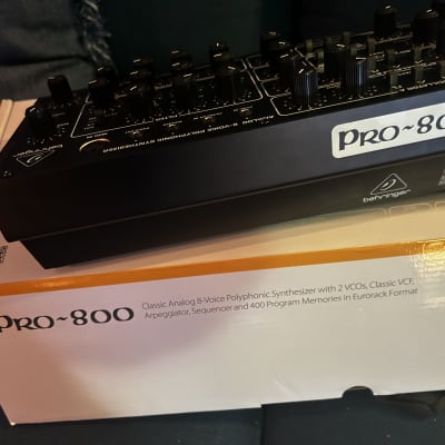 Behringer Pro-800 Desktop 8-Voice Synthesizer | Reverb