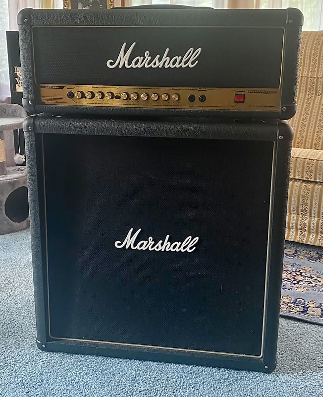 Marshall AVT50H Valvestate 2000 Amp Head and a Marshall AVT412 Speaker  Cabinet